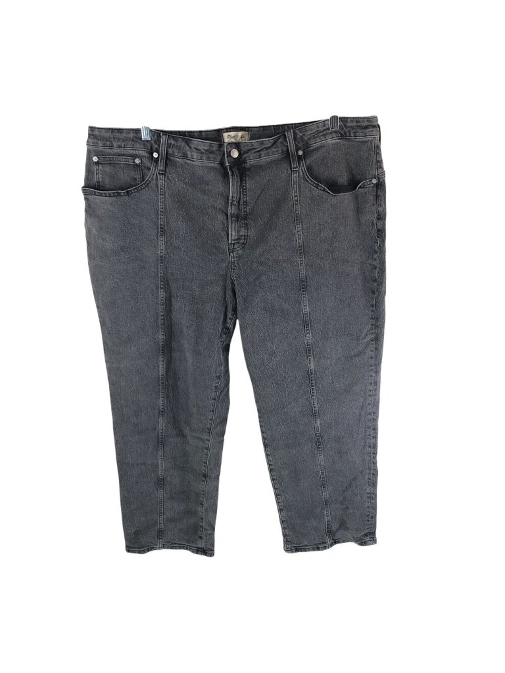 Madewell Womens Perfect Vintage Straight Jeans Size 26W Gray Denim Fair Trade